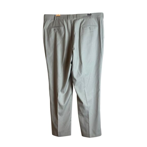 3 for $30! Strafford performance Men's Light Gray Pants - Picture 6 of 6